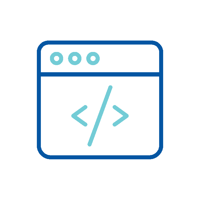 animated gif of a icon for coding