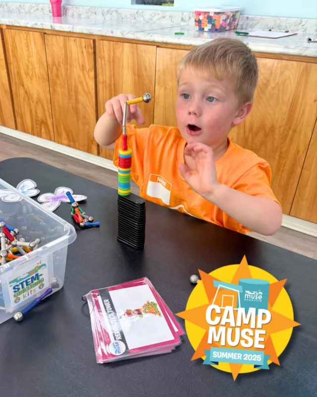 That “Whoa, this is awesome!” face 🤯
We’ve still got spots open for upcoming weeks of Camp Muse—come join the hands-on STEAM fun🧠🛝

👉 Snag your spot before it’s gone at the link in bio!